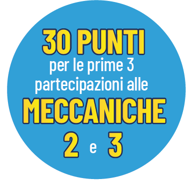 30 punti partecipando 3 volte ad 1 concorso