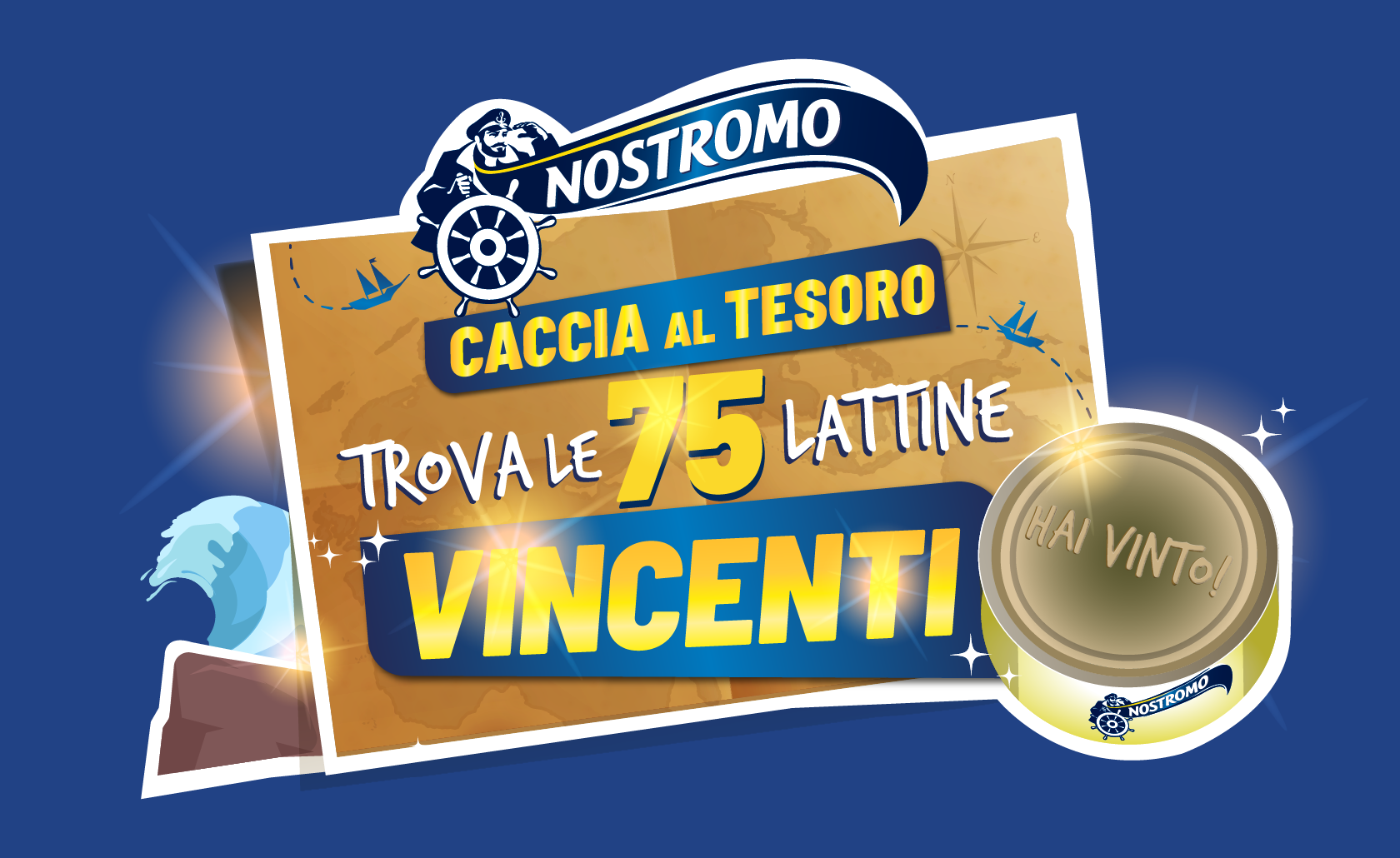 Caccia al tesoro trova le 75 lattine vincenti